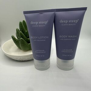 Lavender Chamomile Body Lotion and Wash Set